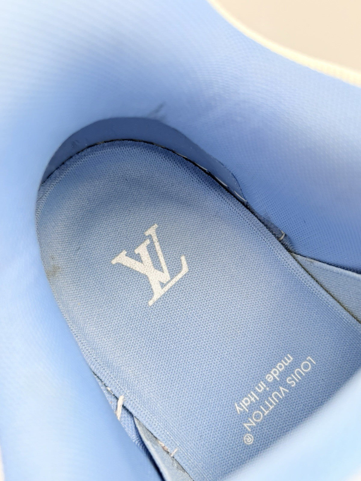 Size 8 LV (9-9.5 US) Louis Vuitton Denim Maxi ' Light Blue ' | SUPER CLEAN!