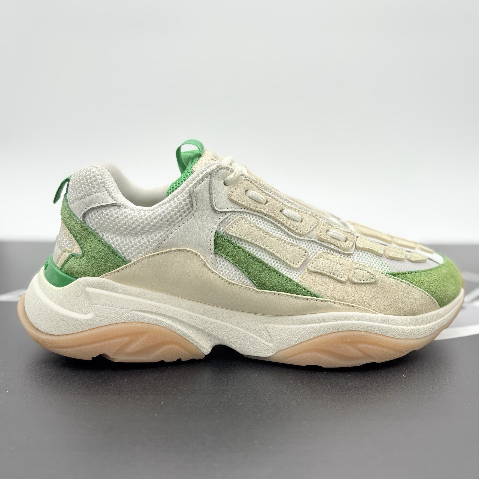 Size 45 (12 US) - Amiri Bone Runner ' Tennis Green ' | SUPER CLEAN!
