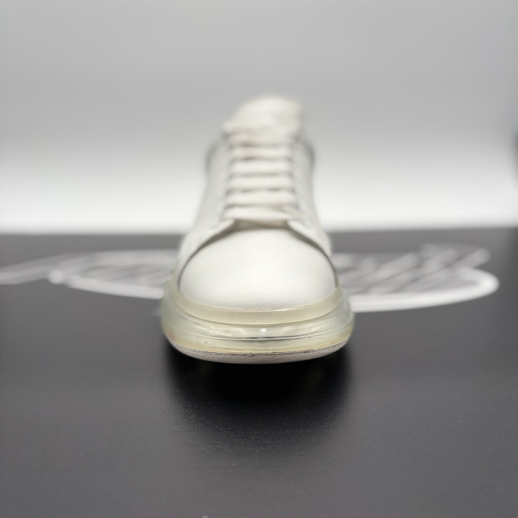 Size 45 EU (12 US) - Alexander McQueen ‘ White Clear Sole ‘