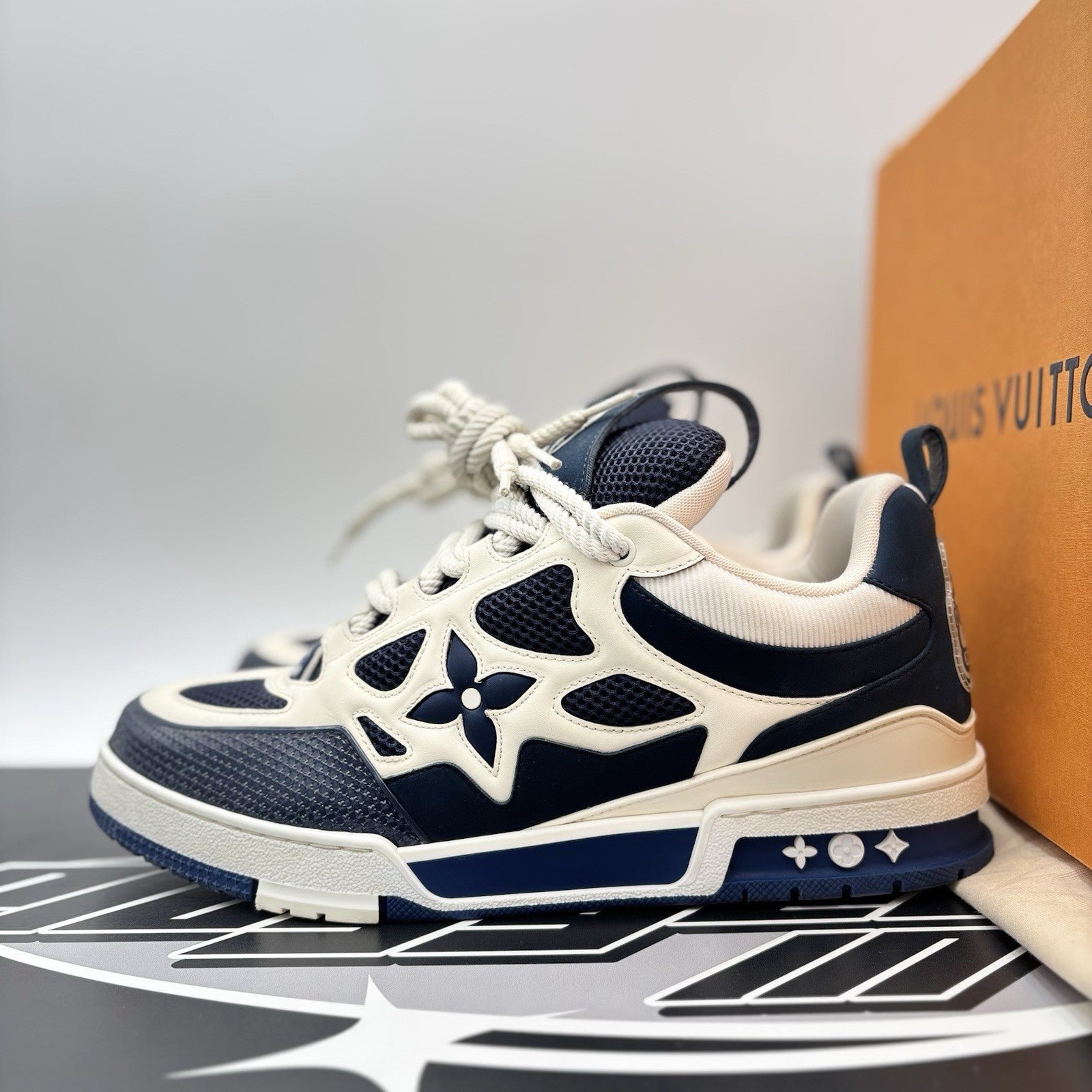 Size 10 LV (11-11.5 US) - Louis Vuitton Skate ' Marine ' | GOOD CONDITION