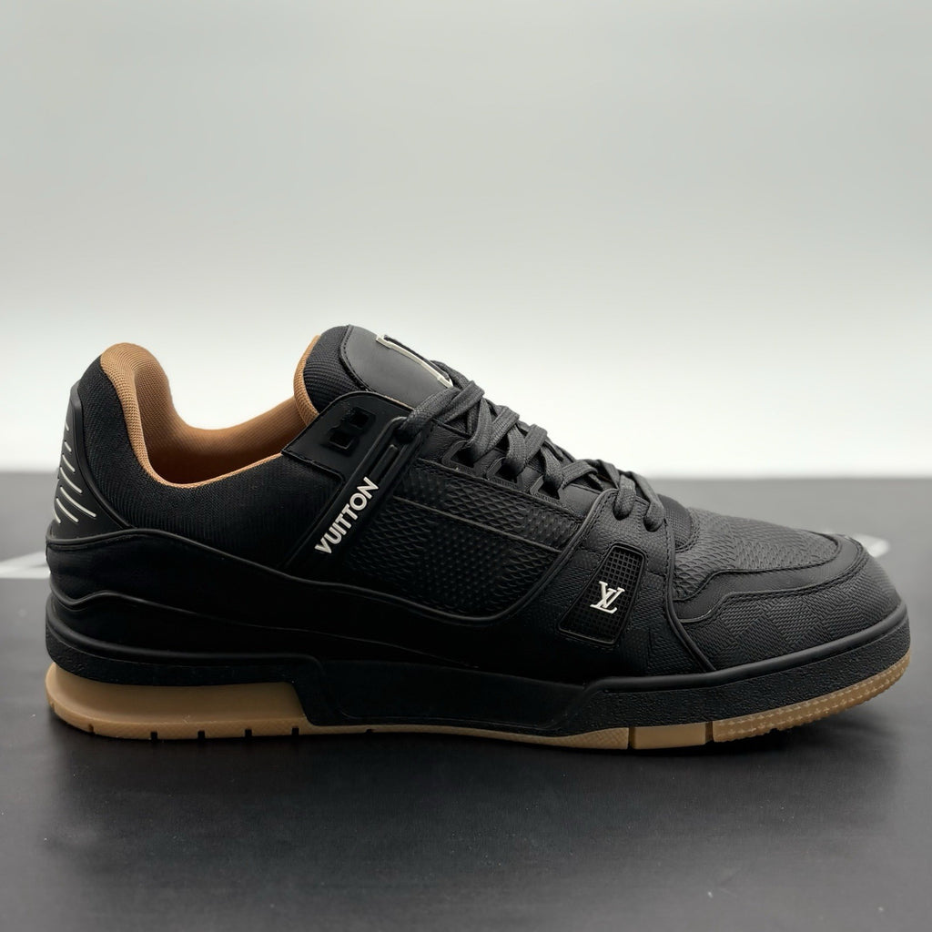 Size 11 LV (12-12.5 US) Louis Vuitton Trainer ' Black Brown ' | GREAT CONDITION!
