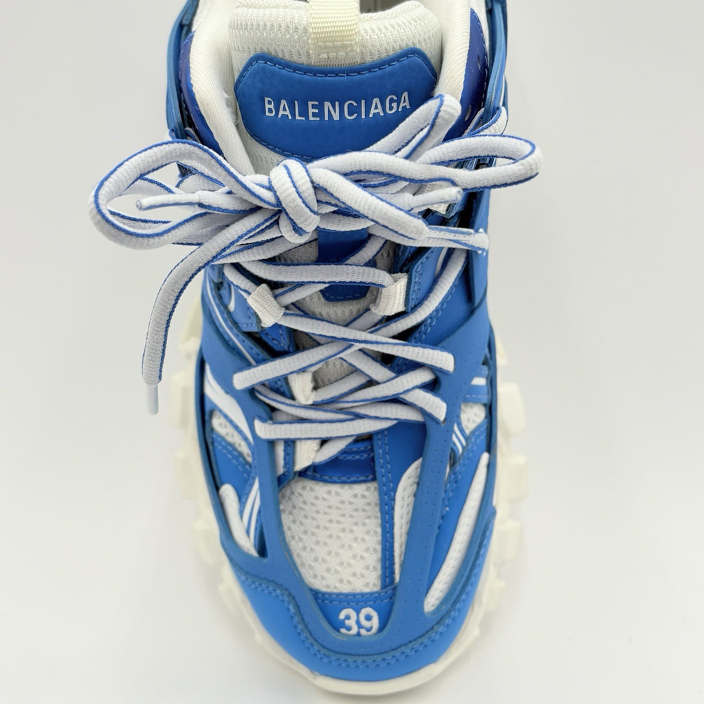 Size 39 (6 US) - Balenciaga Track LED Sneaker ' White Blue ' | BRAND NEW