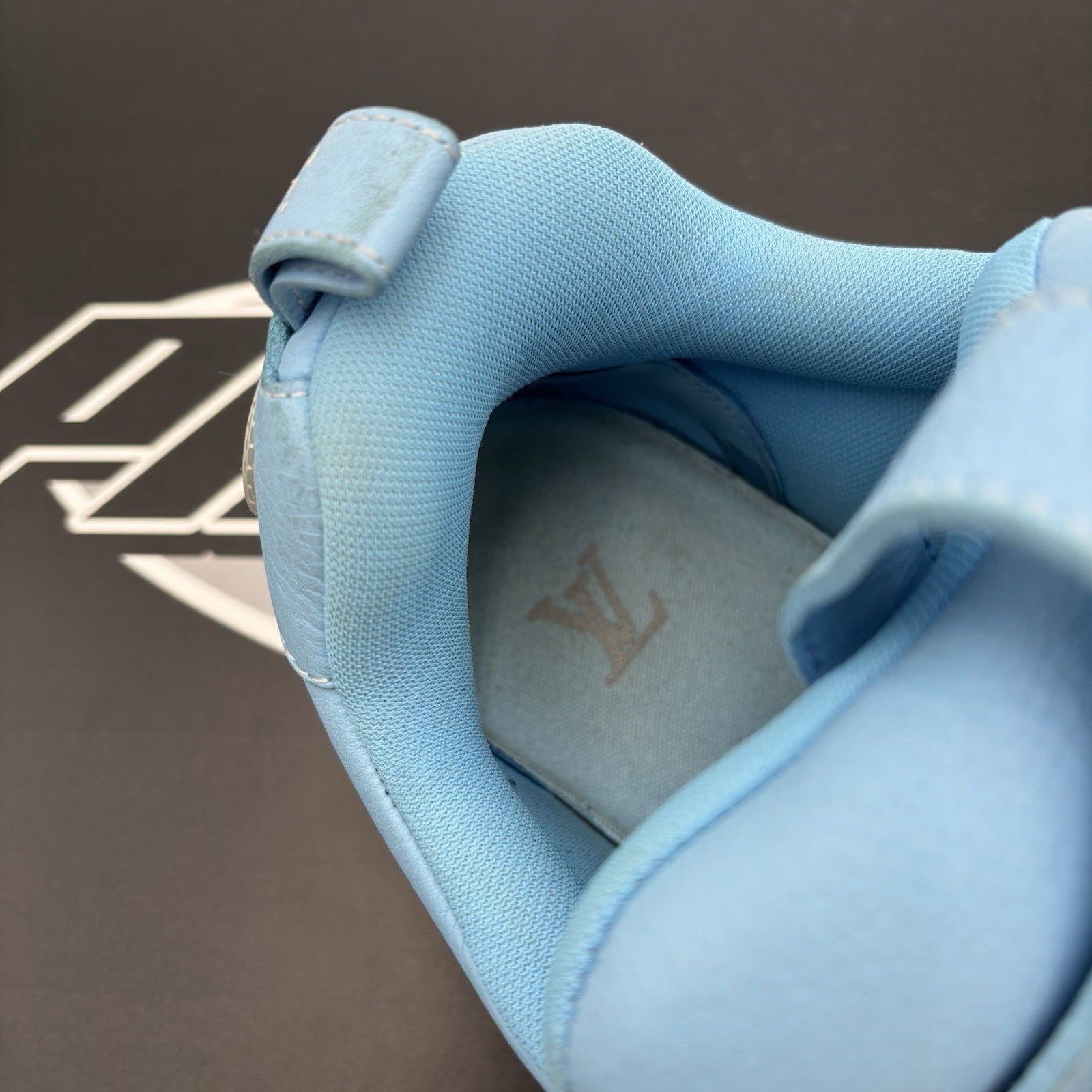Size 9.5 LV (10.5-11 US) Louis Vuitton Skate ' Sky Blue ' | GOOD CONDITION!
