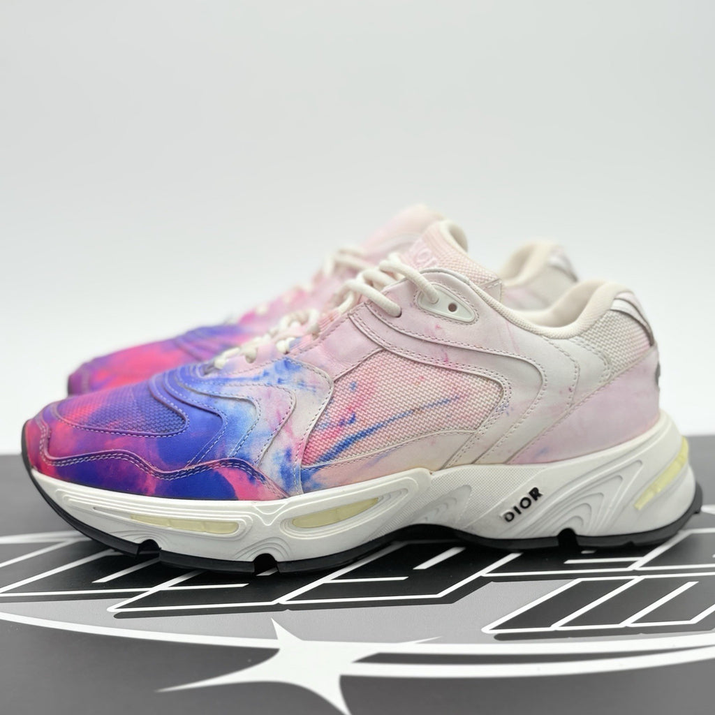 Size 41 (8 US) - Christian Dior CD1 ' Tie Dye Pink Blue ' | SUPER CLEAN!