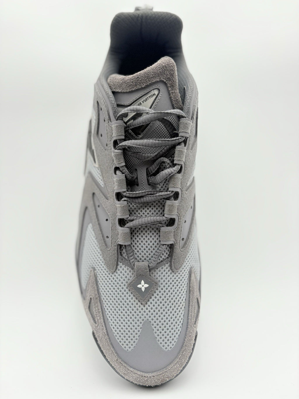 Size 12 LV (13-13:5 US) Louis Vuitton Tactic Runner ' Grey ' | SUPER CLEAN!