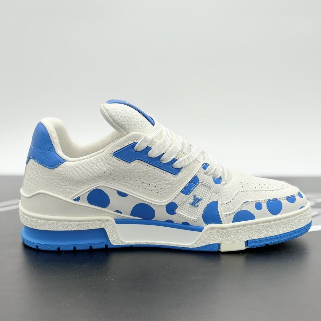 Size 6 LV (7-7.5 US) Louis Vuitton x Yayoi Kusama ' White Blue ' | BRAND NEW!