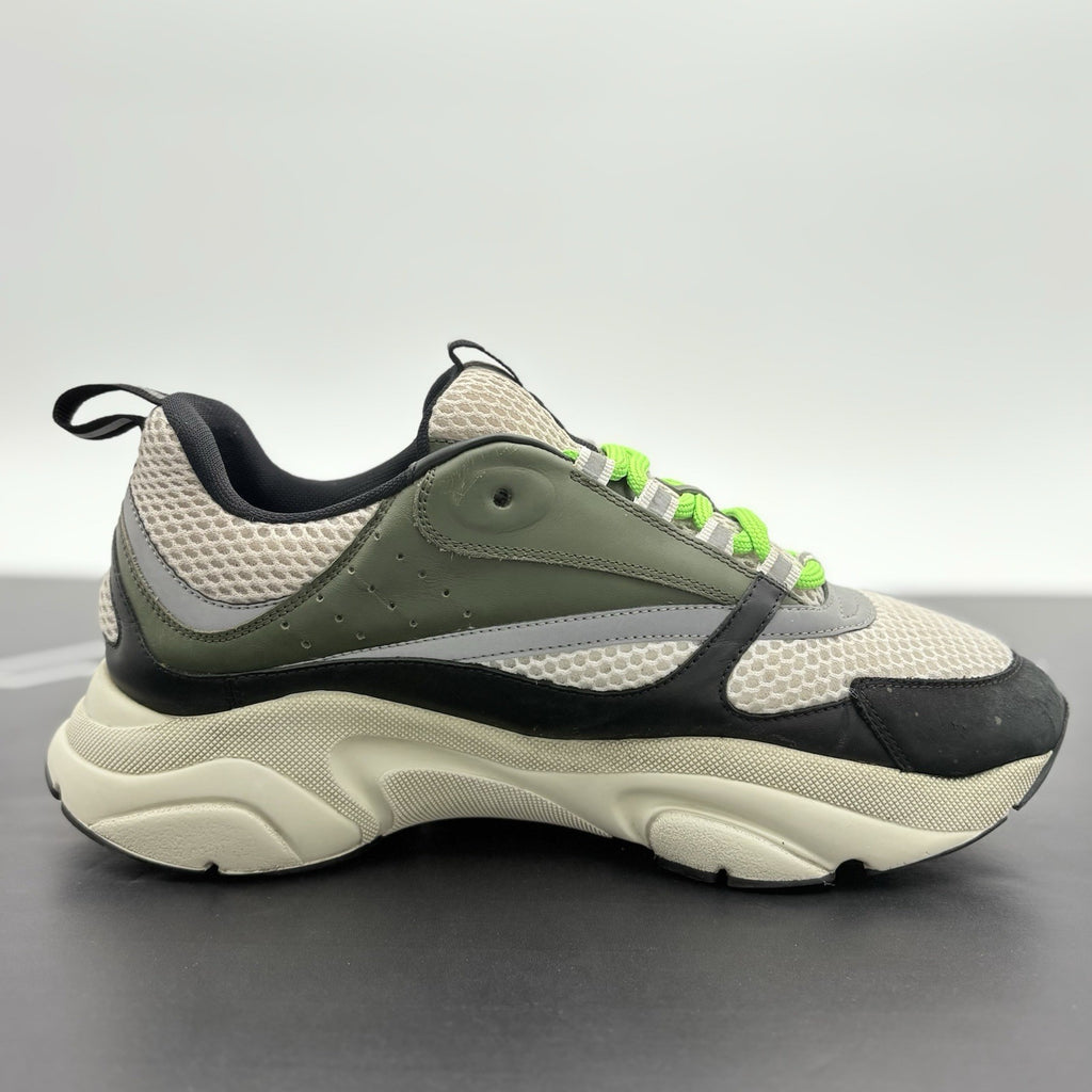 Size 42 (9 US) - Dior B22 Sneaker ' Khaki Pistachio '