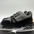 Size 9.5 LV (10.5-11 US) Louis Vuitton Trainer  ' Black Grey ' | SUPER CLEAN!