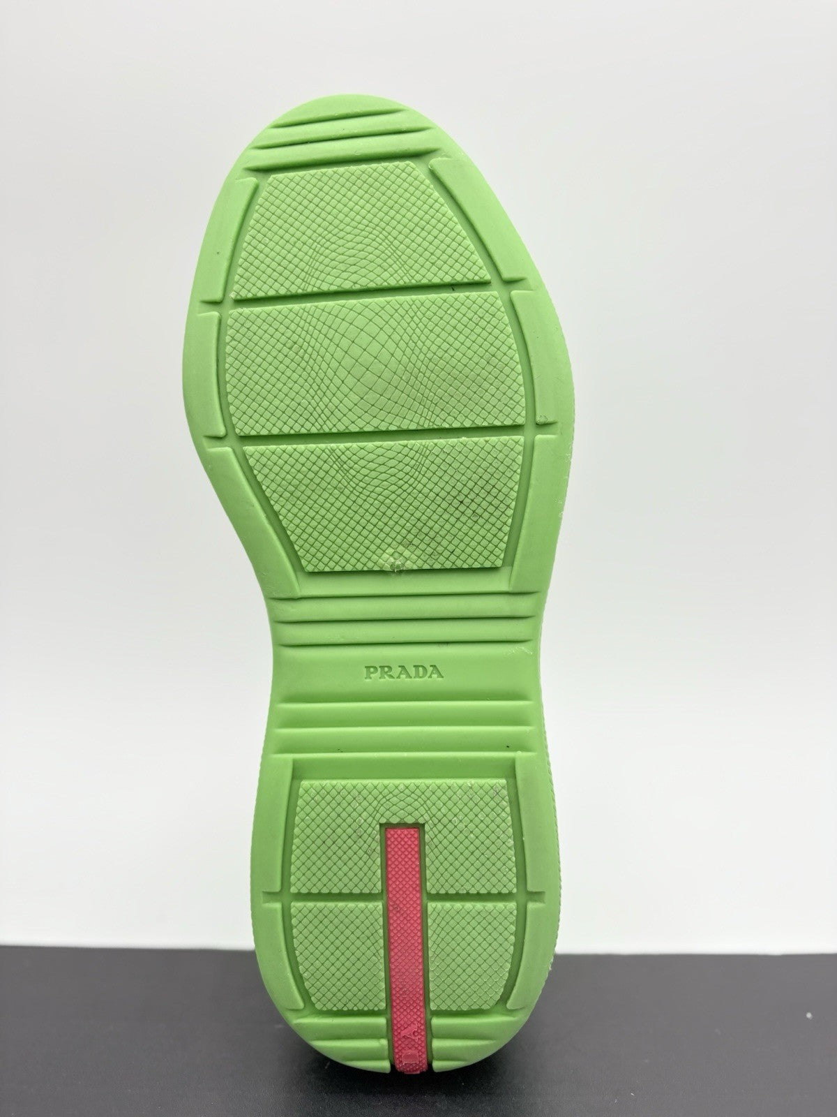 Size 42 (9 US) Prada America's Cup Soft Rubber ' Apple Green ' | CLEAN!