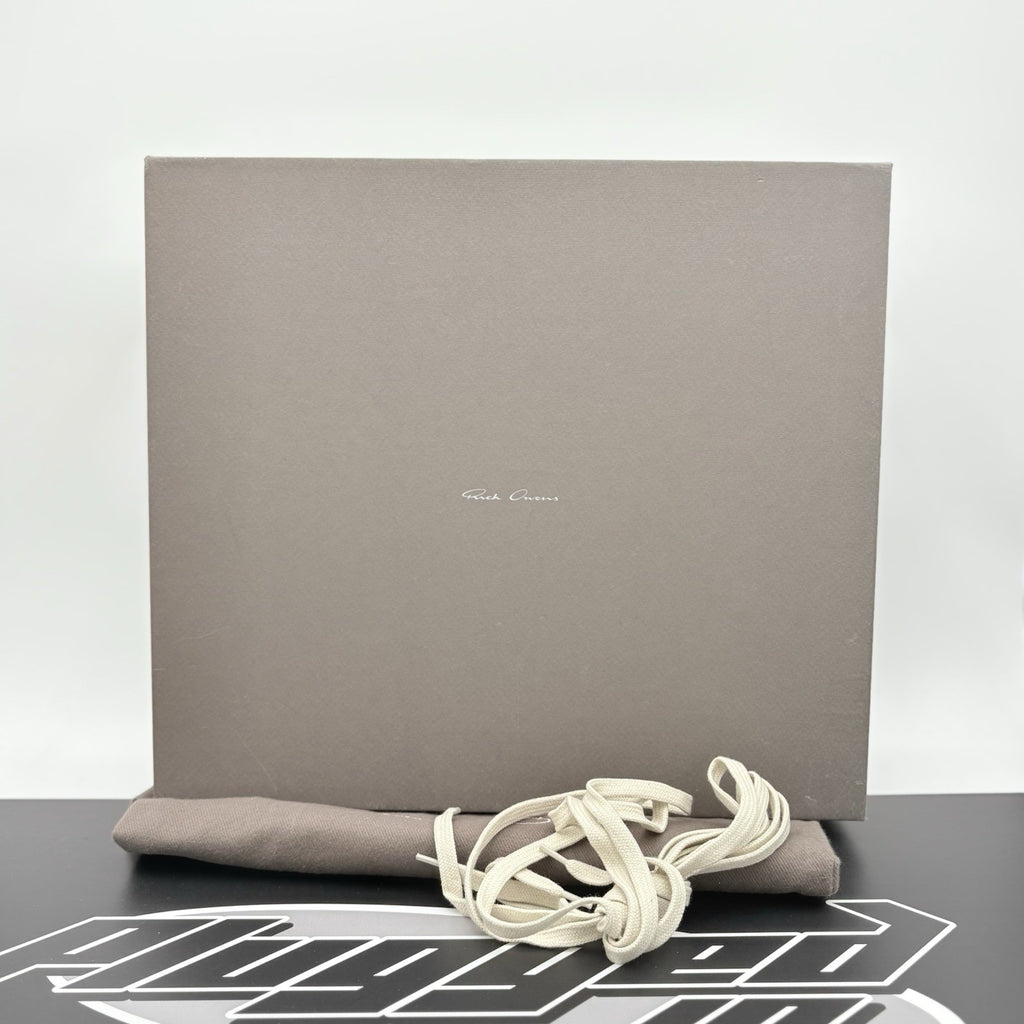 Size 41 (8 US) Rick Owens Hollywood Vintage Leather High ' Off White ' | NEW!