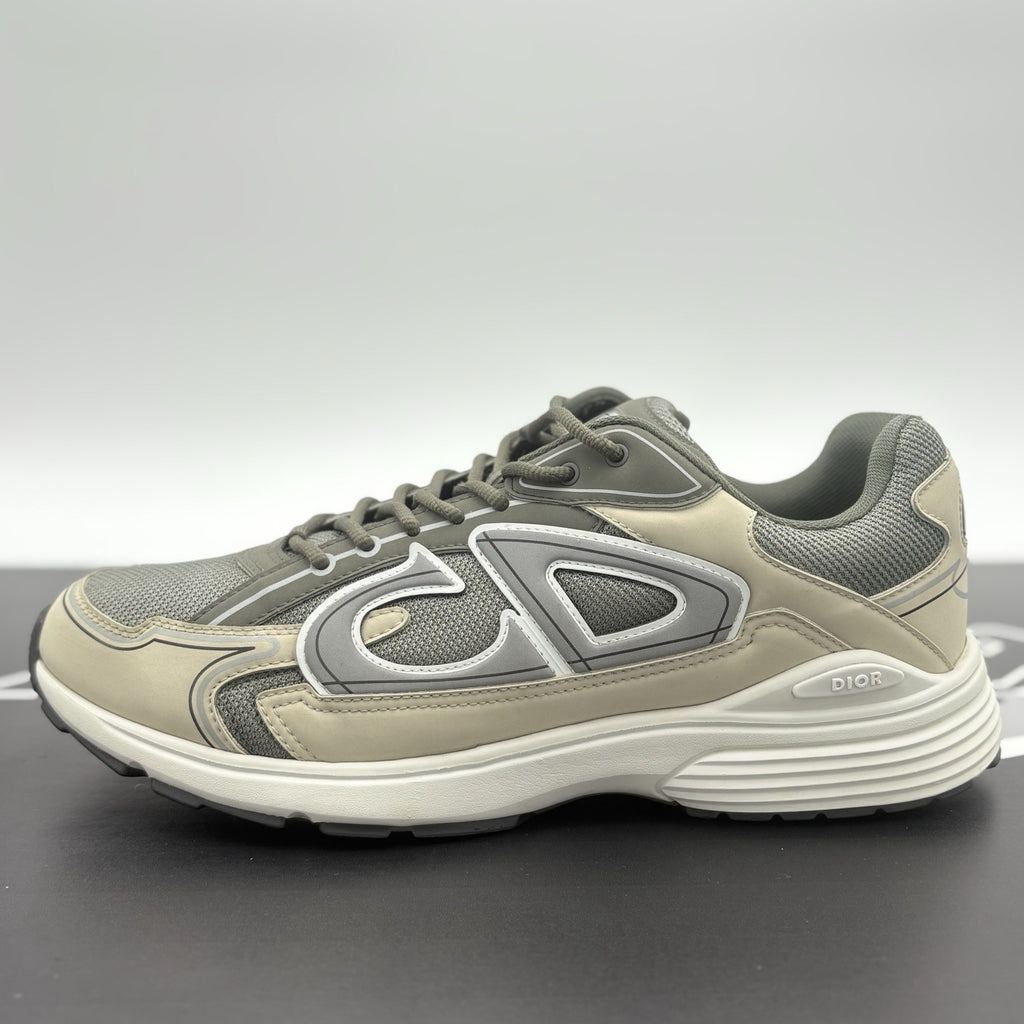 Size 46 (13 US) Dior B30 Reflective Sneaker ' Olive Green Beige ' | SUPER CLEAN