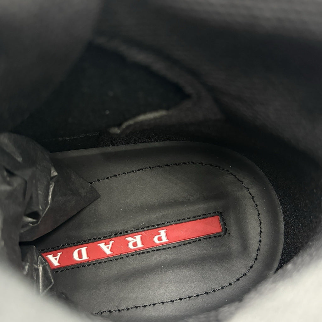 Size 10.5 UK (11.5 US) - Prada Cup High Top ' Black ' | BRAND NEW!