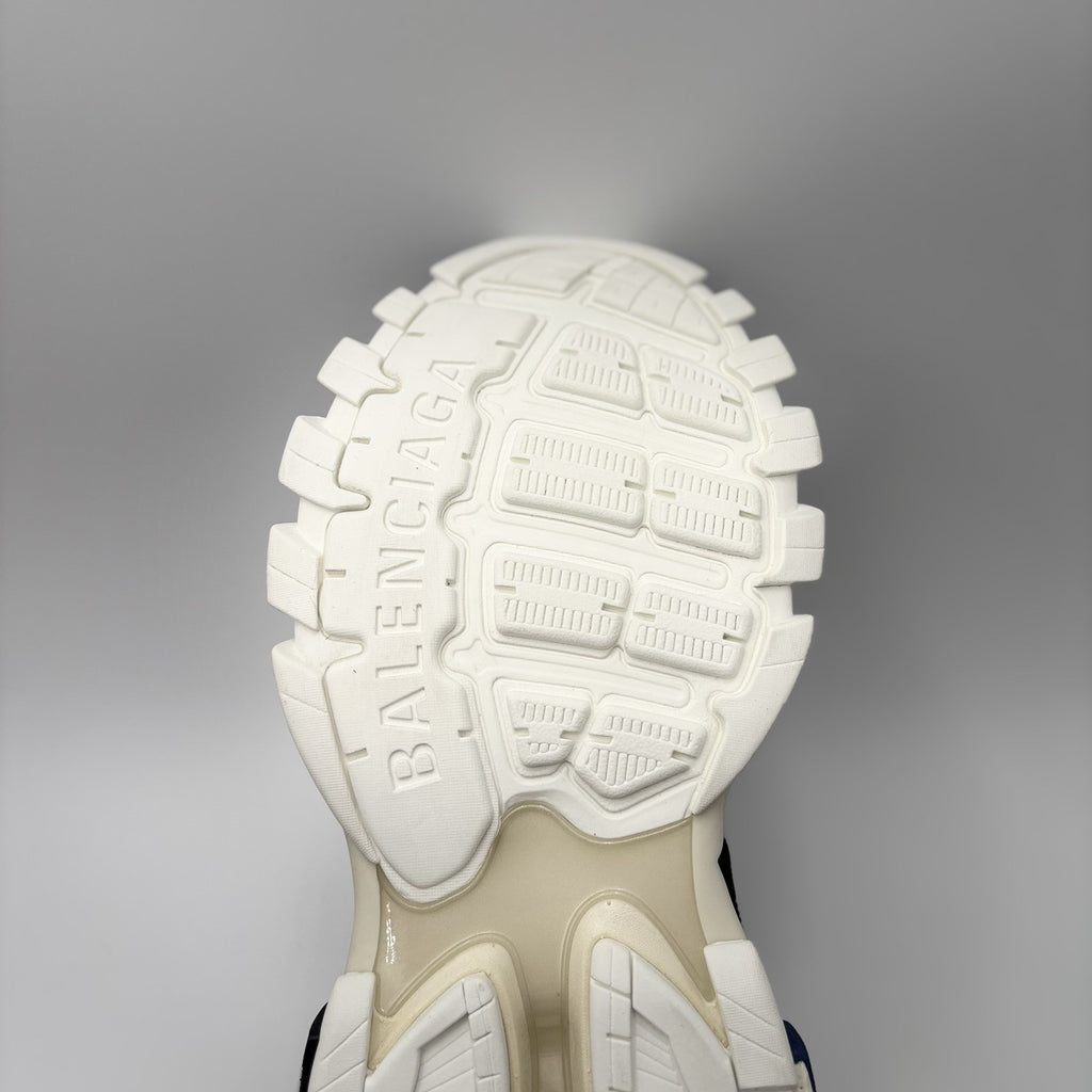 Size 46 (13 US) - Balenciaga Track LED Sneaker ' Silver Navy ' | BRAND NEW!