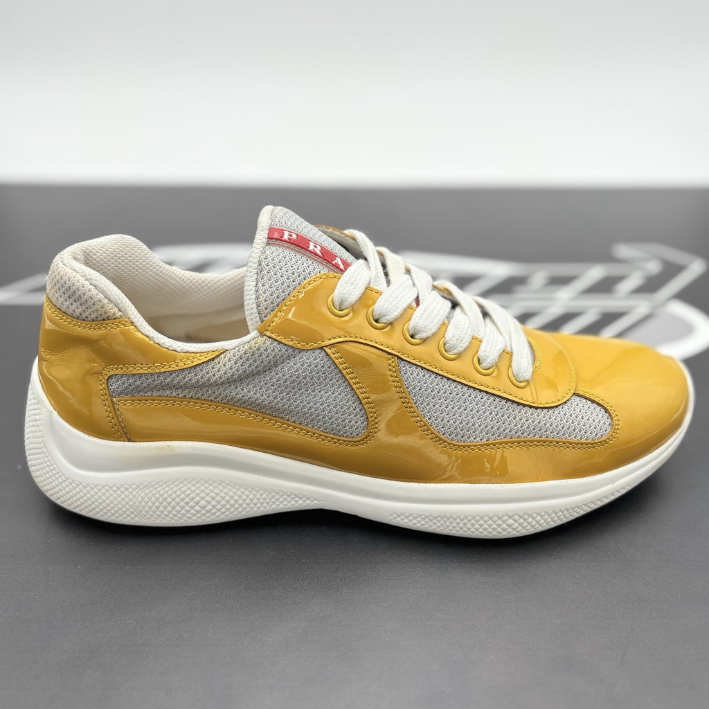 Size 6.5 UK (7.5 US) Prada Americas Cup ' Yellow White '