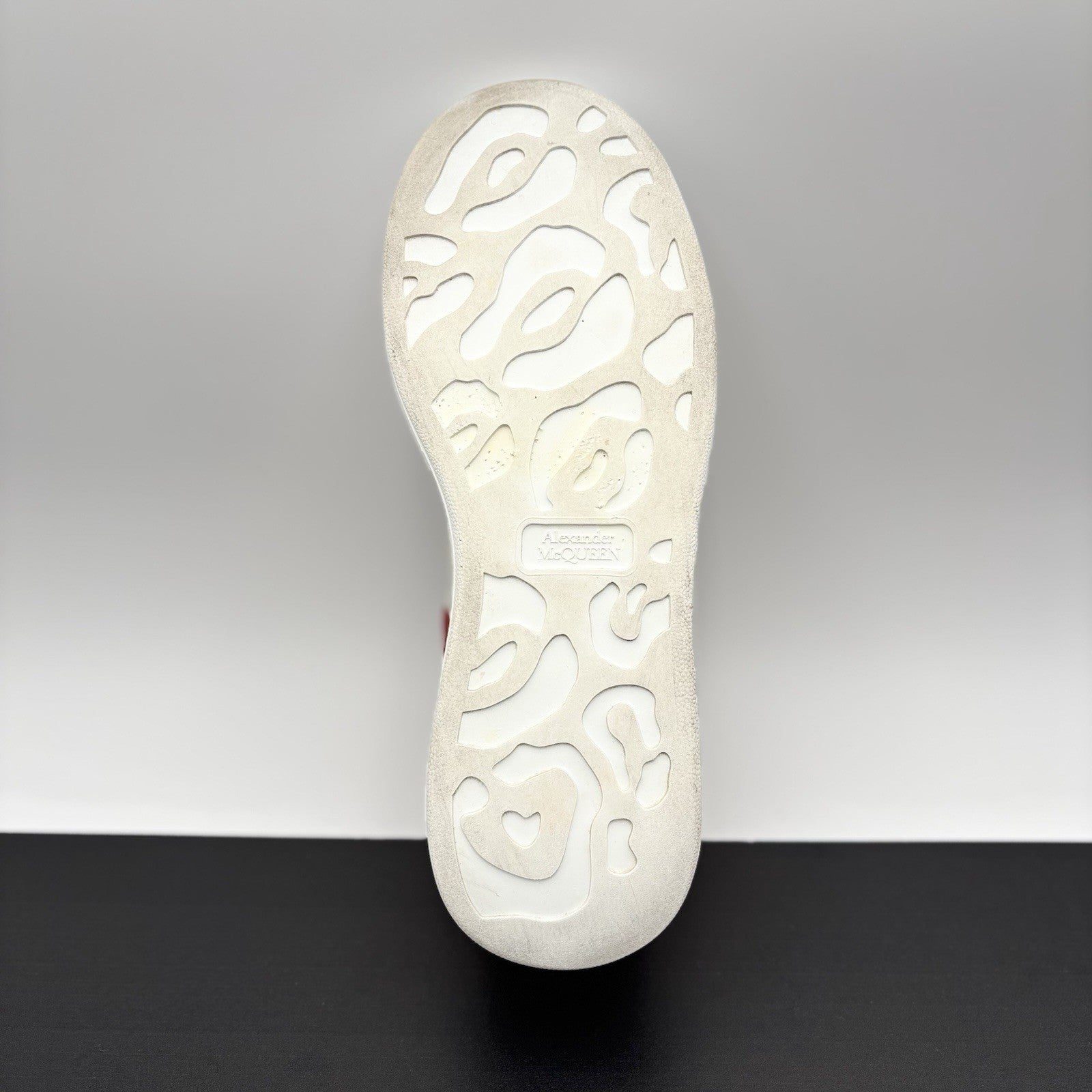 Size 41.5 (8.5 US) Alexander McQueen Oversized ‘ White, Red ' | GOOD COND!