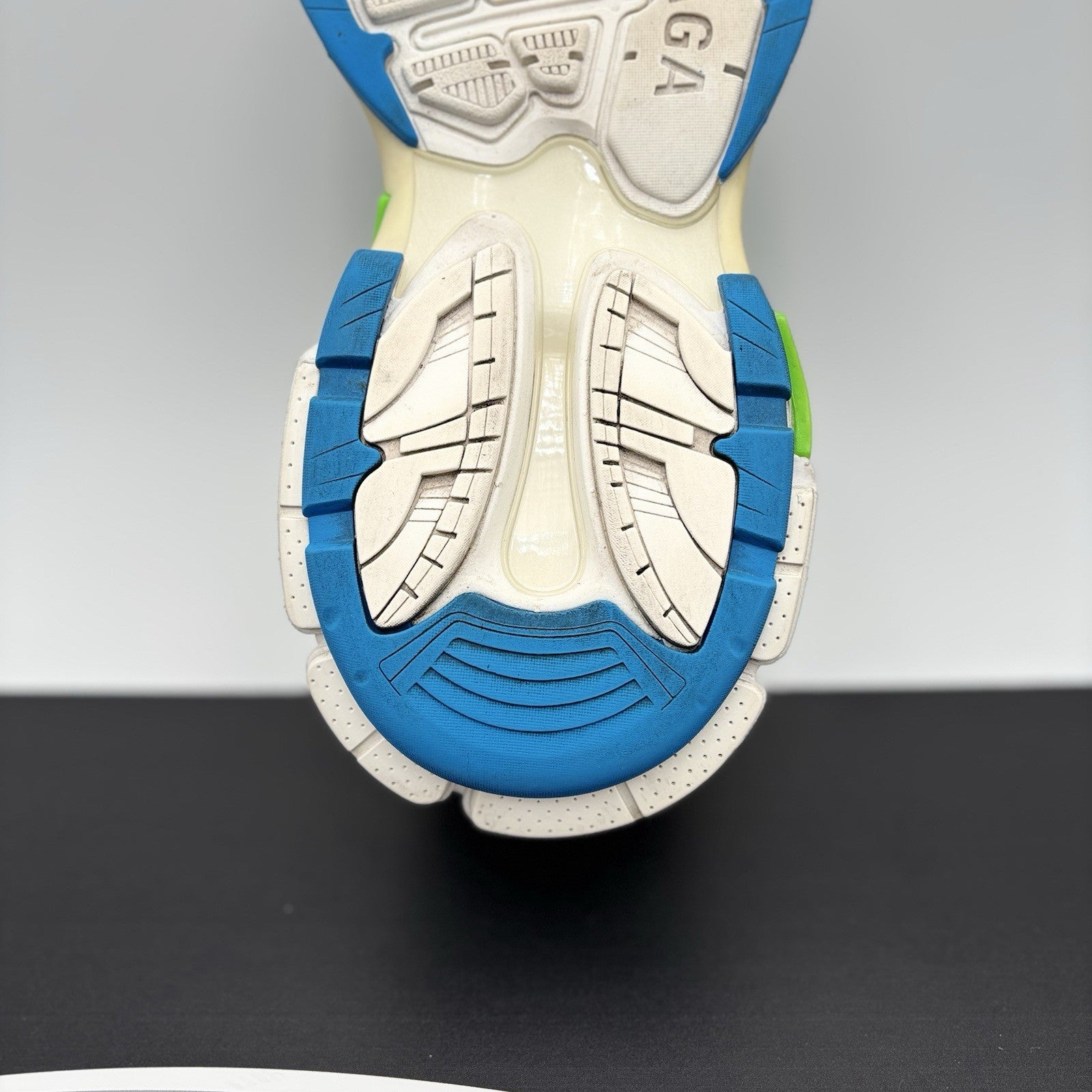 Size 45 (12 US) - Balenciaga Track ' White Blue Green ' | GREAT CONDITION!