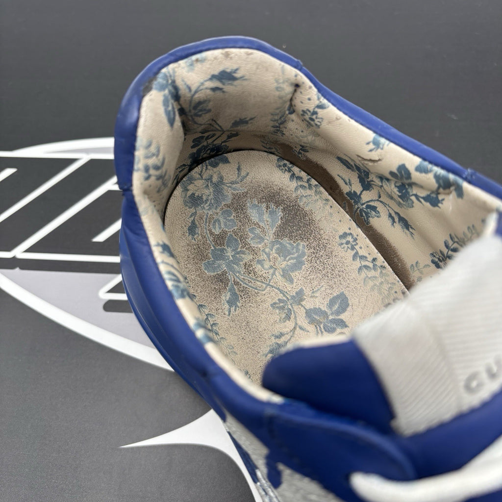 Size 8 G (8.5 US) - Gucci Rhyton MLB Edition ' New York Yankees Blue '