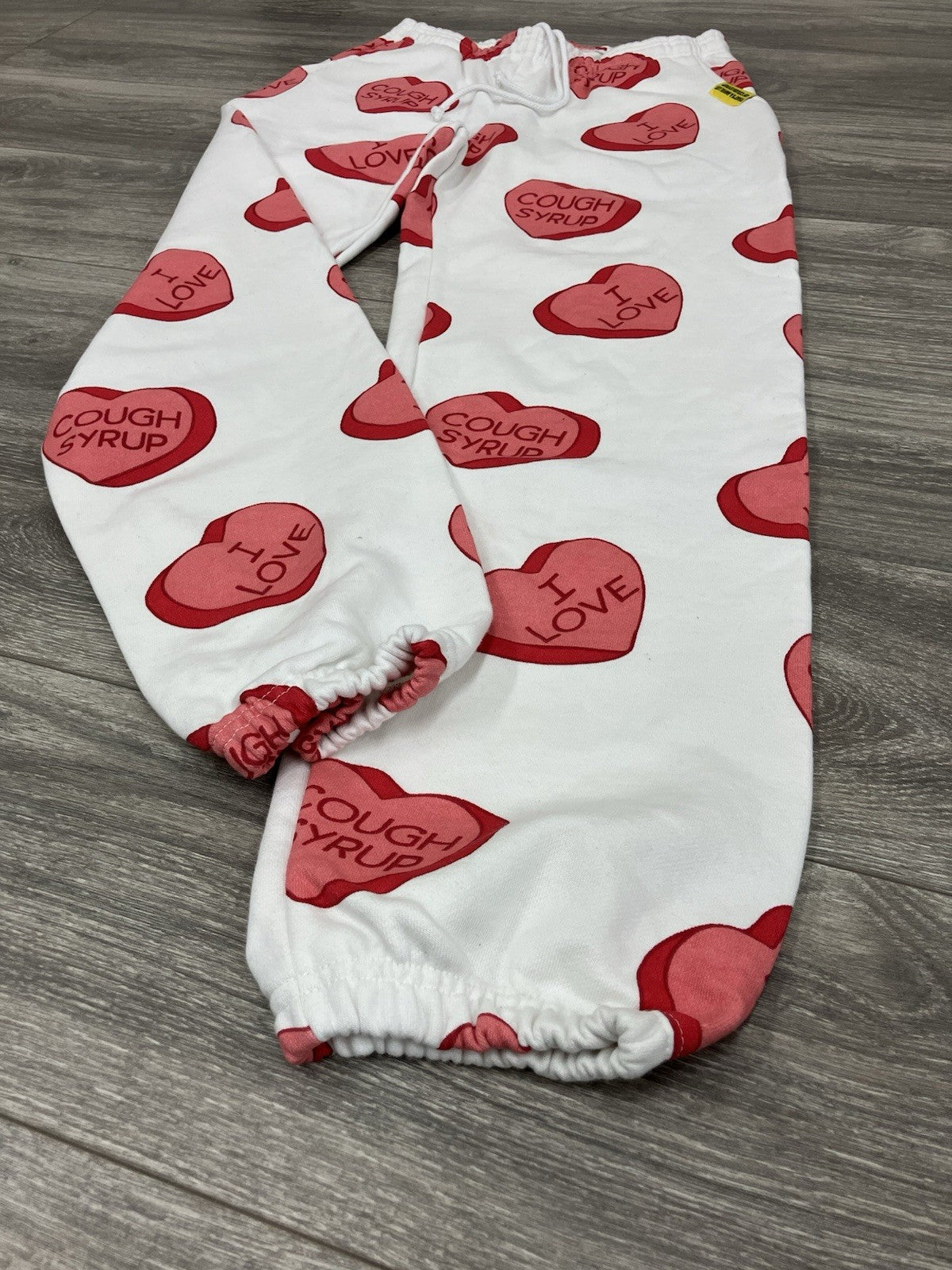Size L - Thats A Awful Lot Of Cough Syrup Sweatpants ' Valentines ' | RARE | NEW