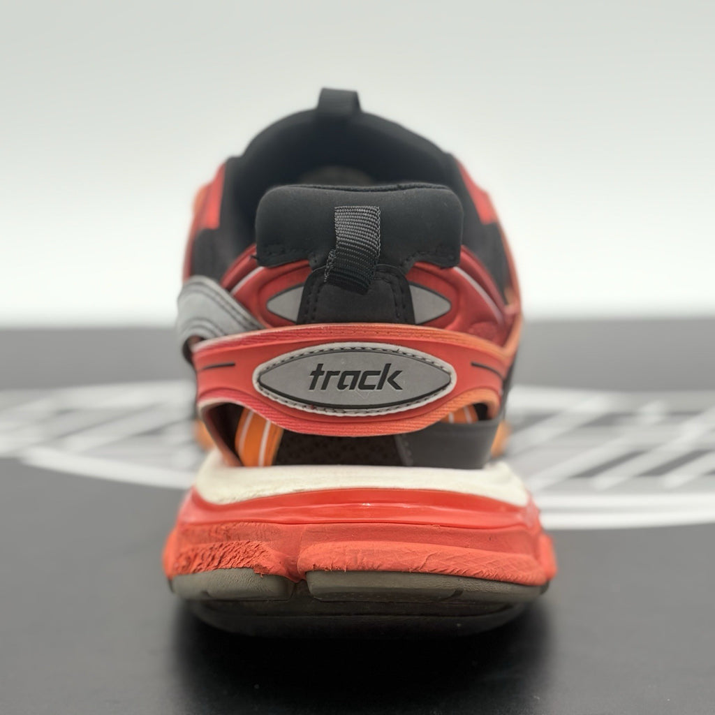 Size 41 (8 US) - Balenciaga Track Sneaker ' Orange Red Black ' | GOOD CONDITION!