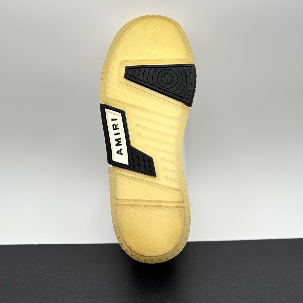 Size 43 (10US) - Amiri Stadium Low Top Sneakers ‘ White , Black ‘ | GOOD COND!