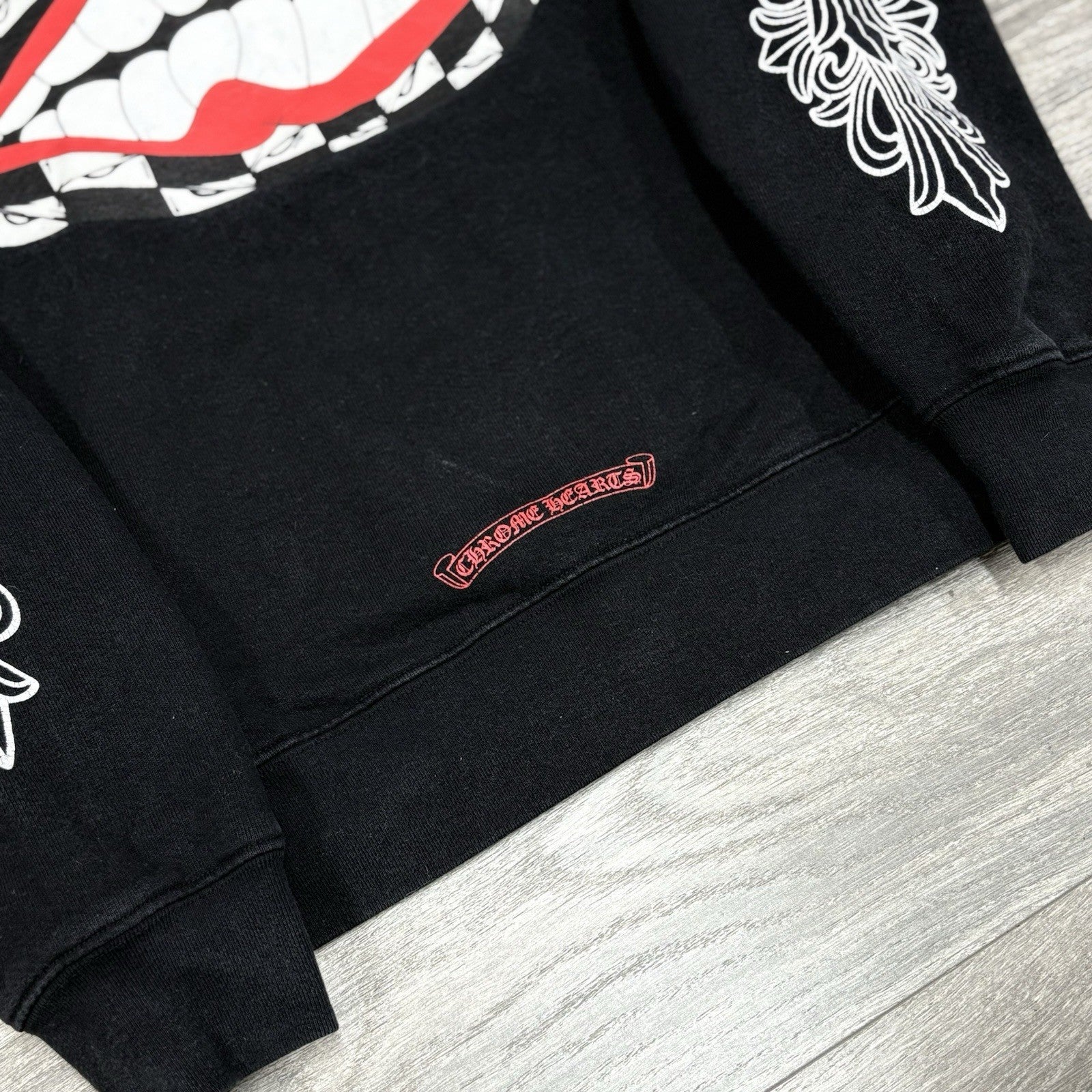 Size Small - Chrome Hearts x Matty Boy Flower Chomper Hoodie ' Black ' | CLEAN!