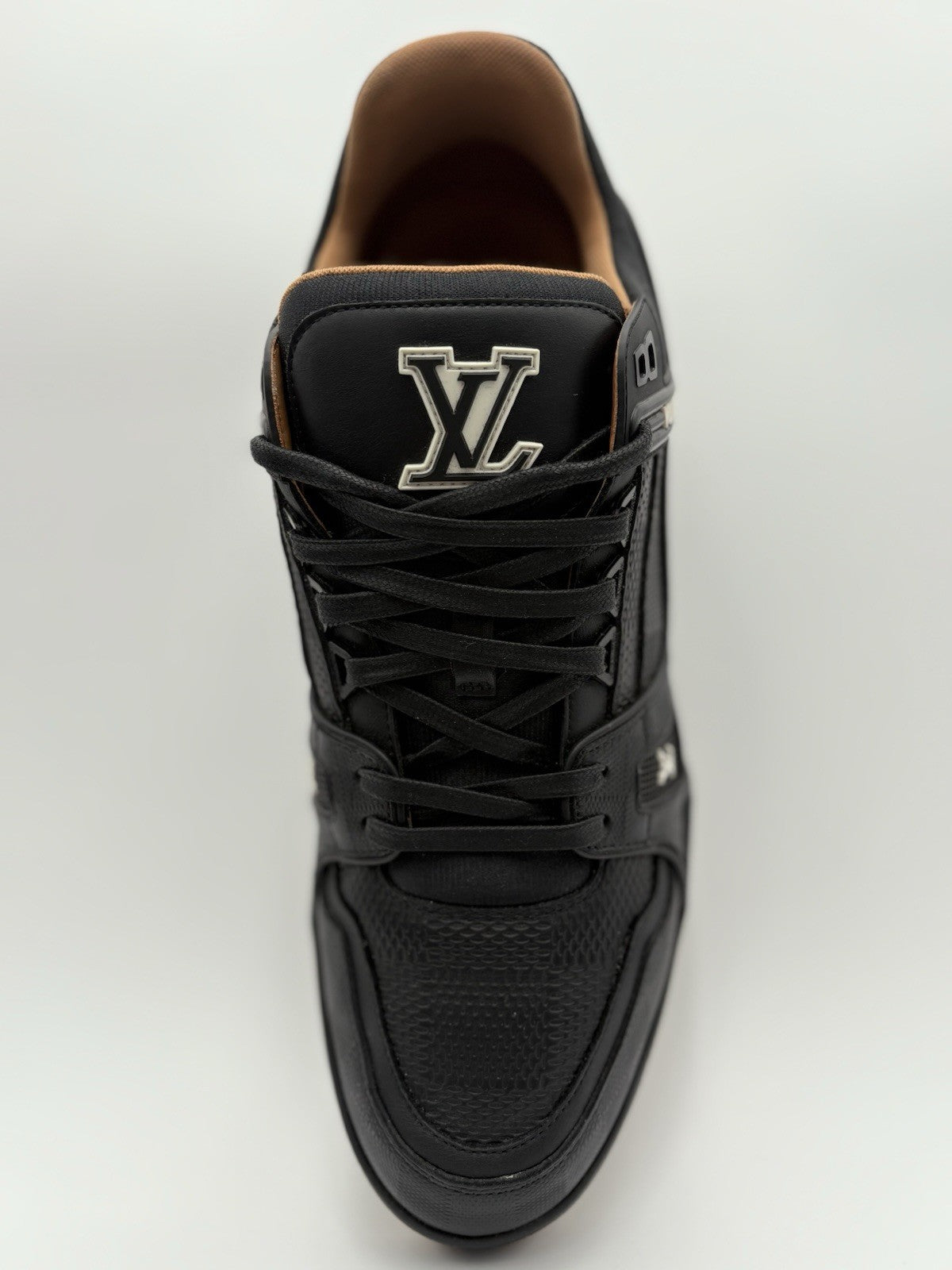 Size 11 LV (12-12.5 US) Louis Vuitton Trainer ' Black Brown ' | GREAT CONDITION!