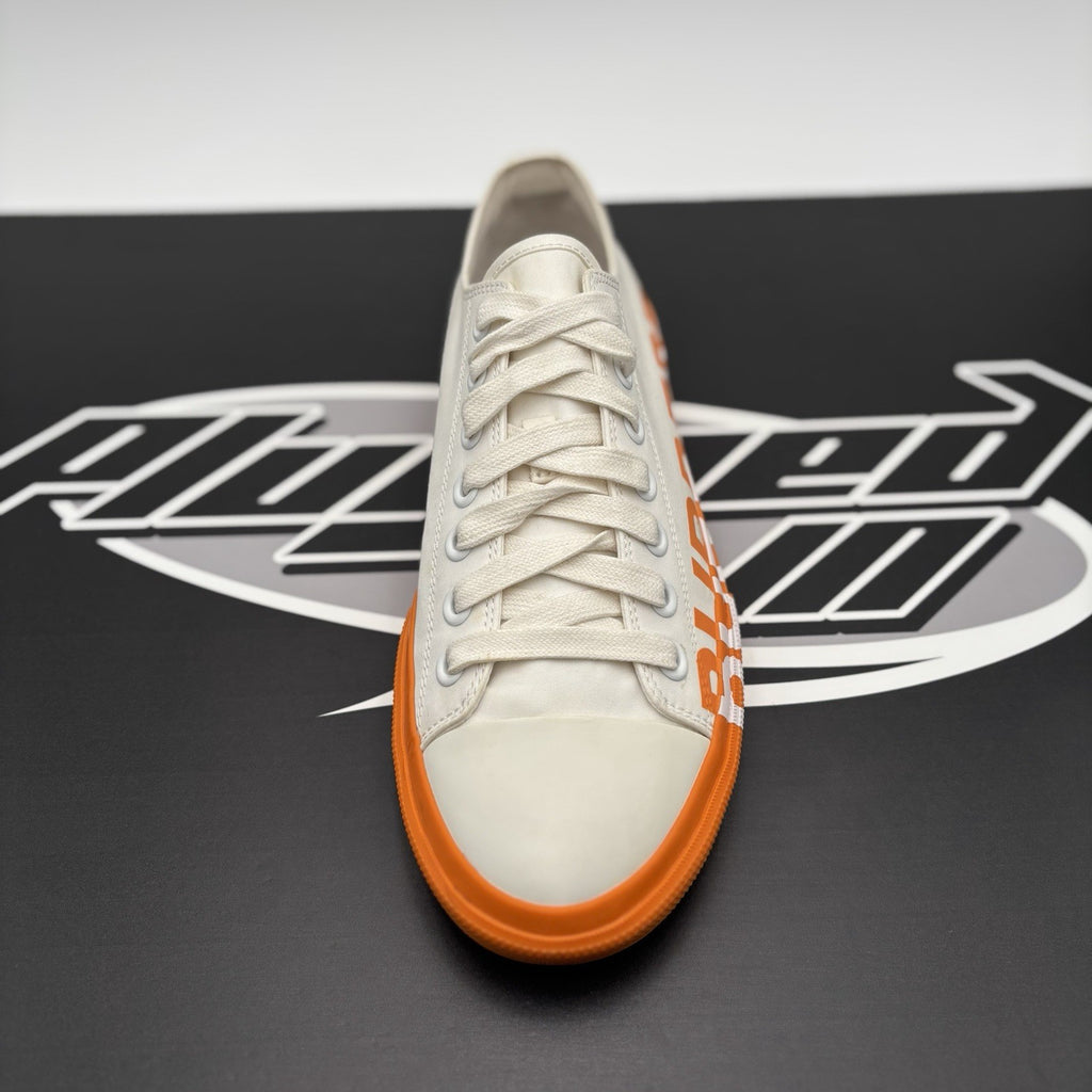 Size 41 EU (8 US) - Burberry Low Sneaker ' Orange, White ' | SUPER CLEAN!