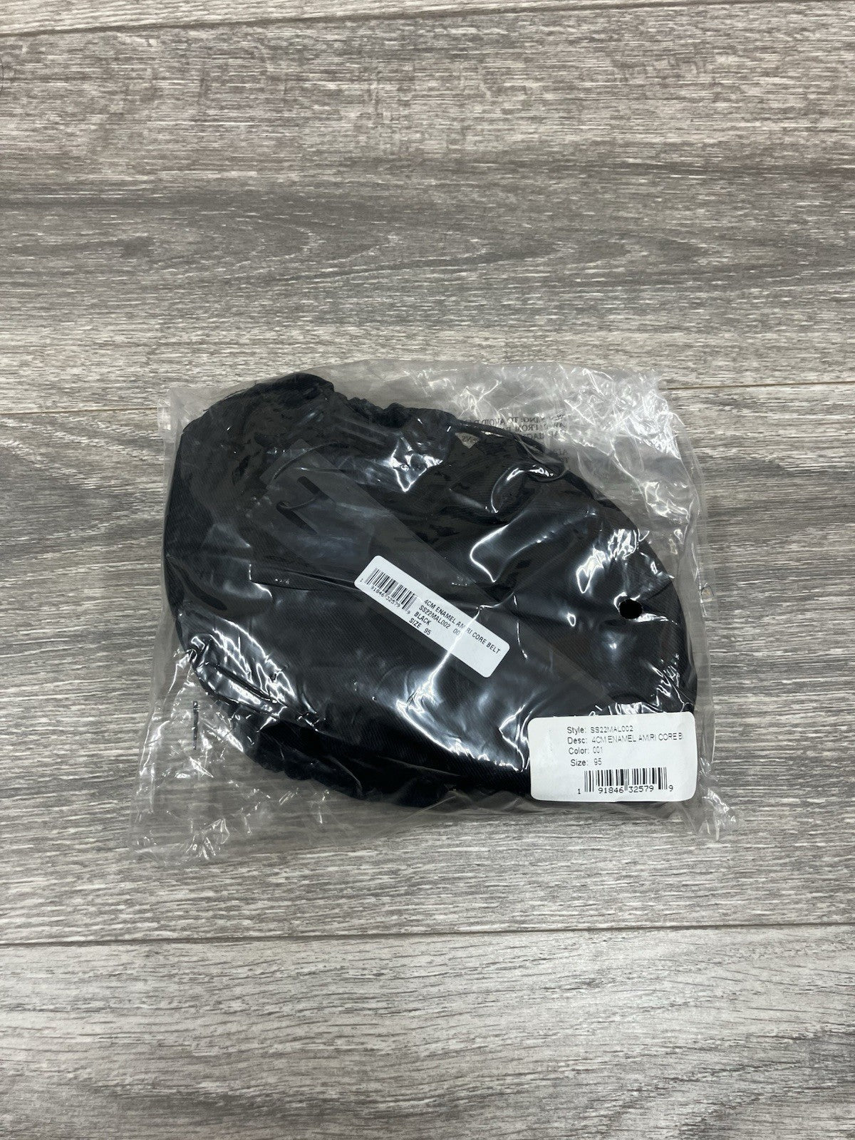 Amiri Core Logo Buckle ' Black/Black/Gold-Tone ' Belt | BRAND NEW! | SIZE 95