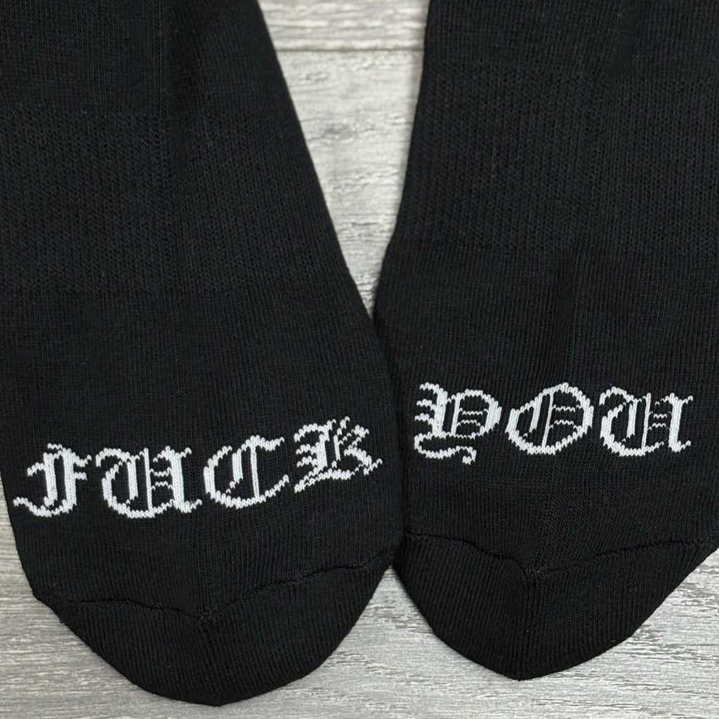 Size Large (9-13 US) - Chrome Hearts Sport Socks ' Black ' | NEW!