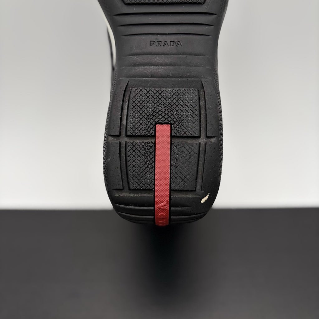 Size 8 UK (9 US) - Prada Cup High Top ‘ Black, Grey ‘
