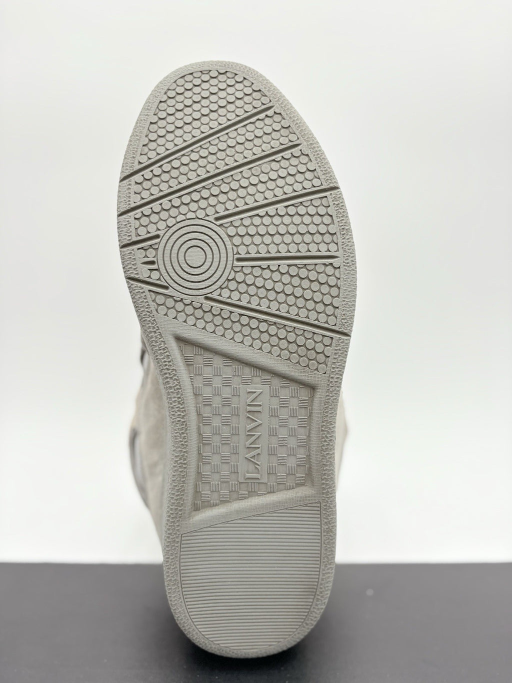 Size 45 (12 US) Lanvin Curb Sneaker ' Grey Colorful Laces ' | GREAT CONDITION!