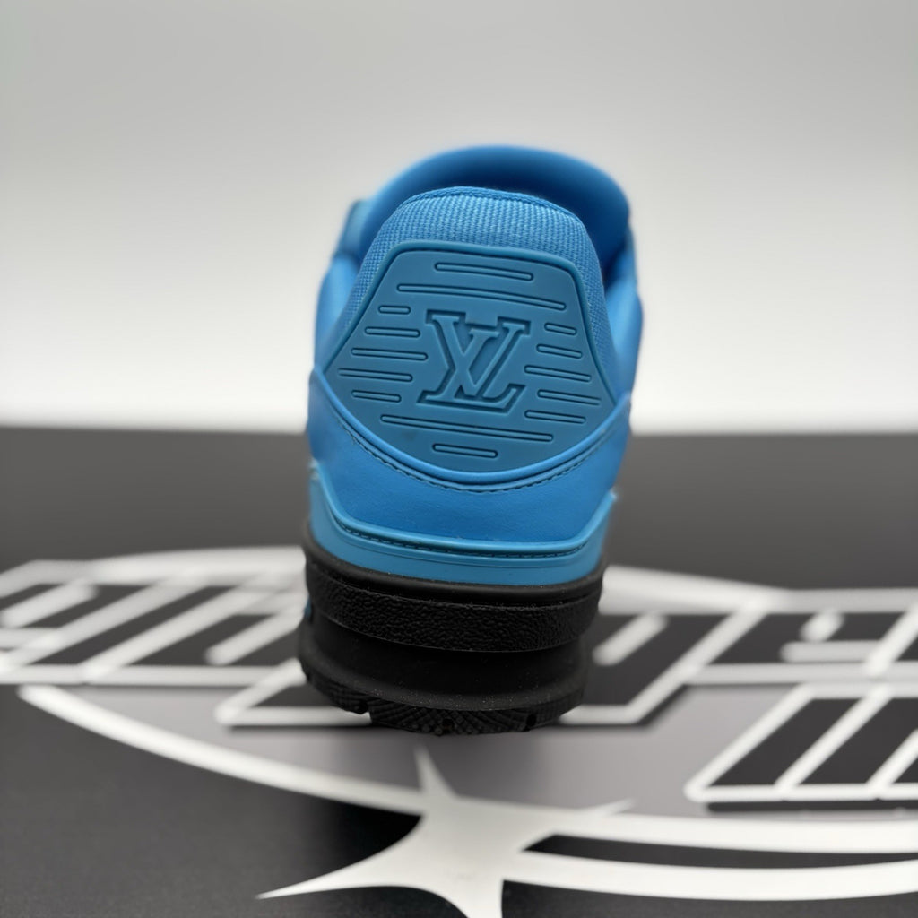 Size 6.5LV (7.5-8US) Louis Vuitton Virgil Abloh Trainer 'Blue Black' |1-3x Worn!