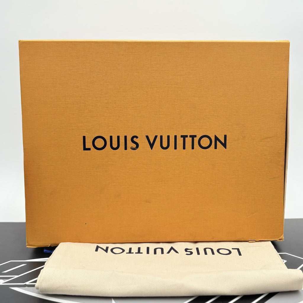 Size 9 LV (10-10.5 US) Louis Vuitton Luxembourg ' White Blue Pink ' |SUPER CLEAN