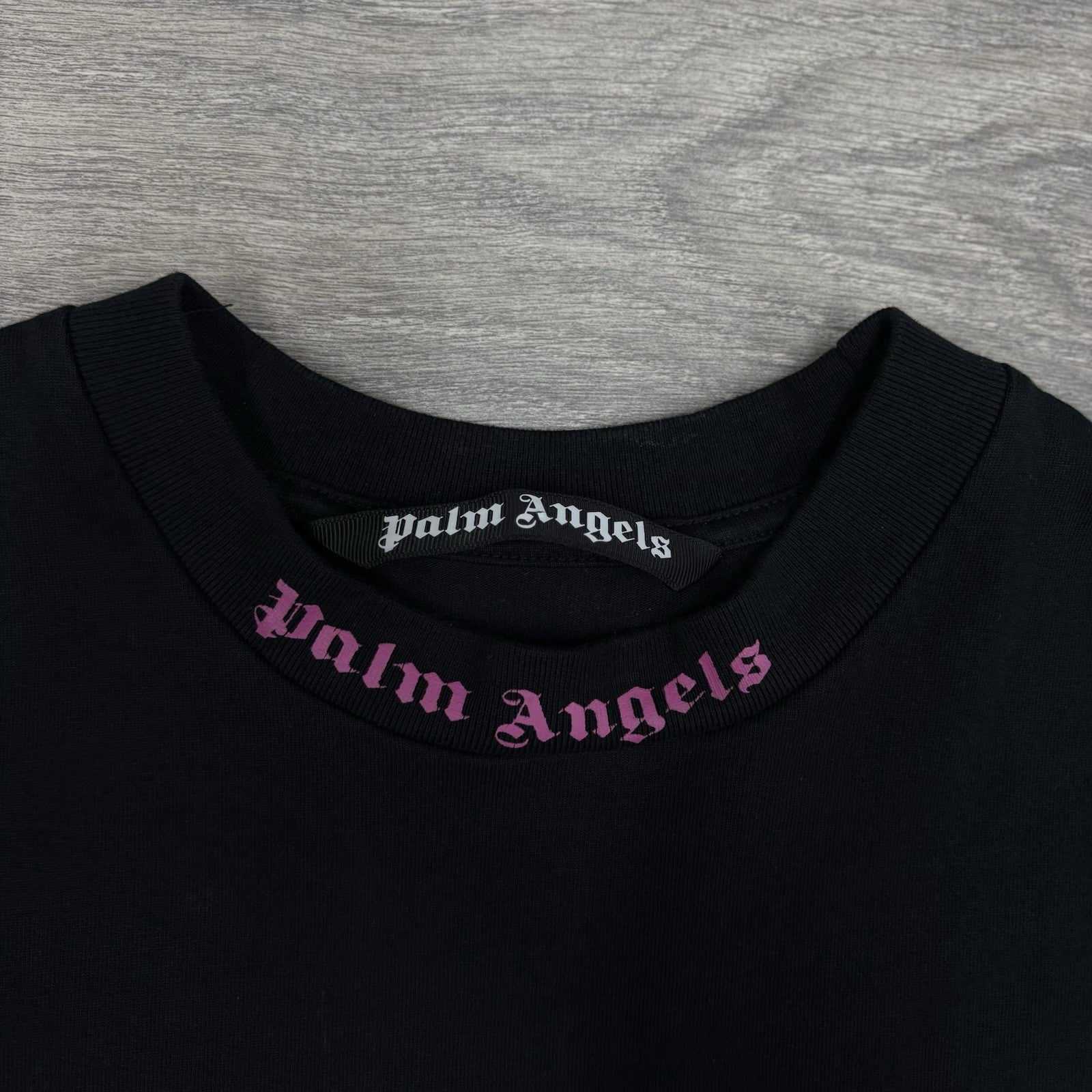 Size Large - Palm Angels Logo Tee ' Pink Fuchsia ' | GOOD CONDITION!