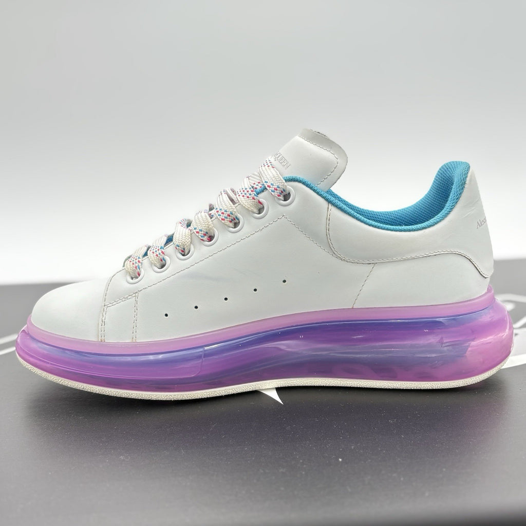 Size 42 (9 US) Alexander McQueen ' Transparent Sole White Purple ' | GREAT COND!