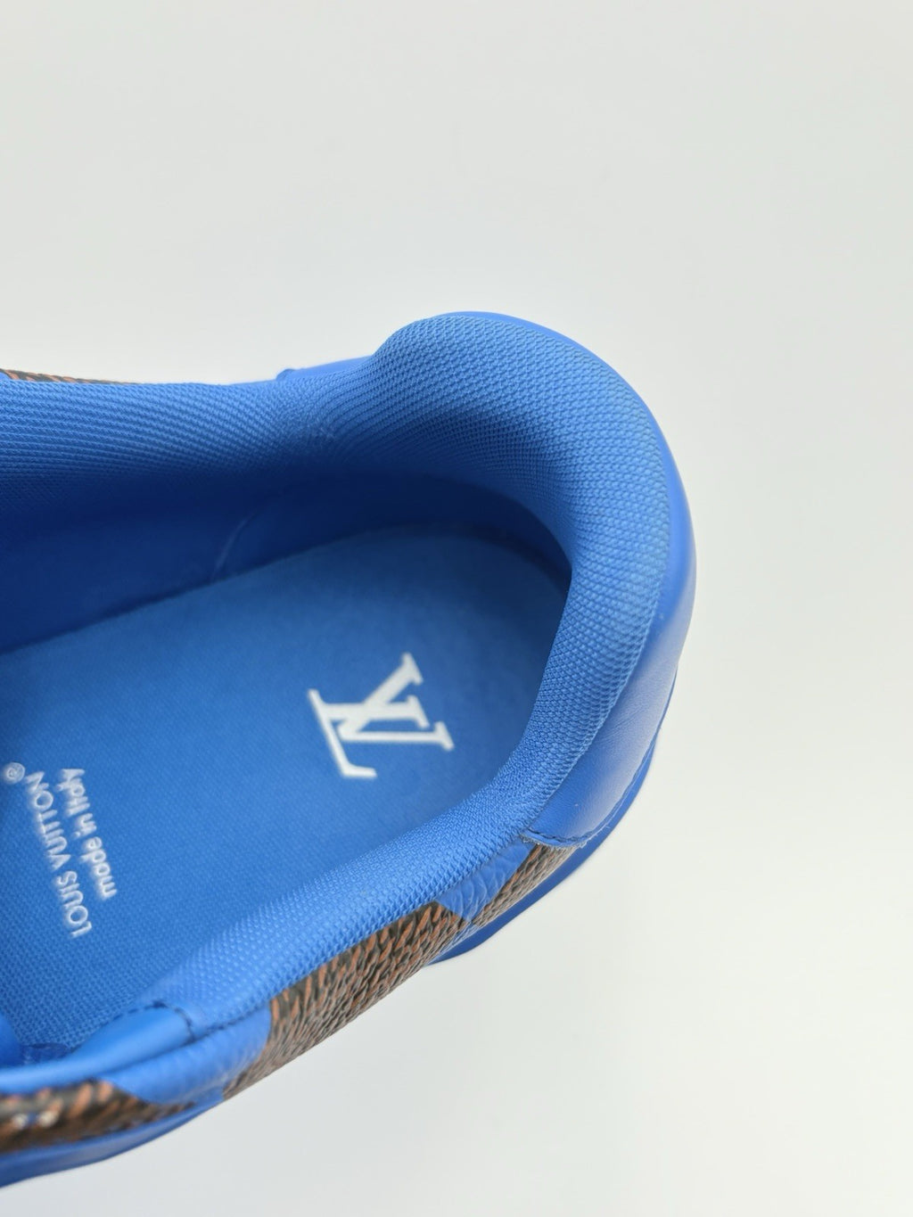 Size 7.5 LV (8.5-9 US) Louis Vuitton Trainer ' Blue Brown Checkered ' | GREAT!