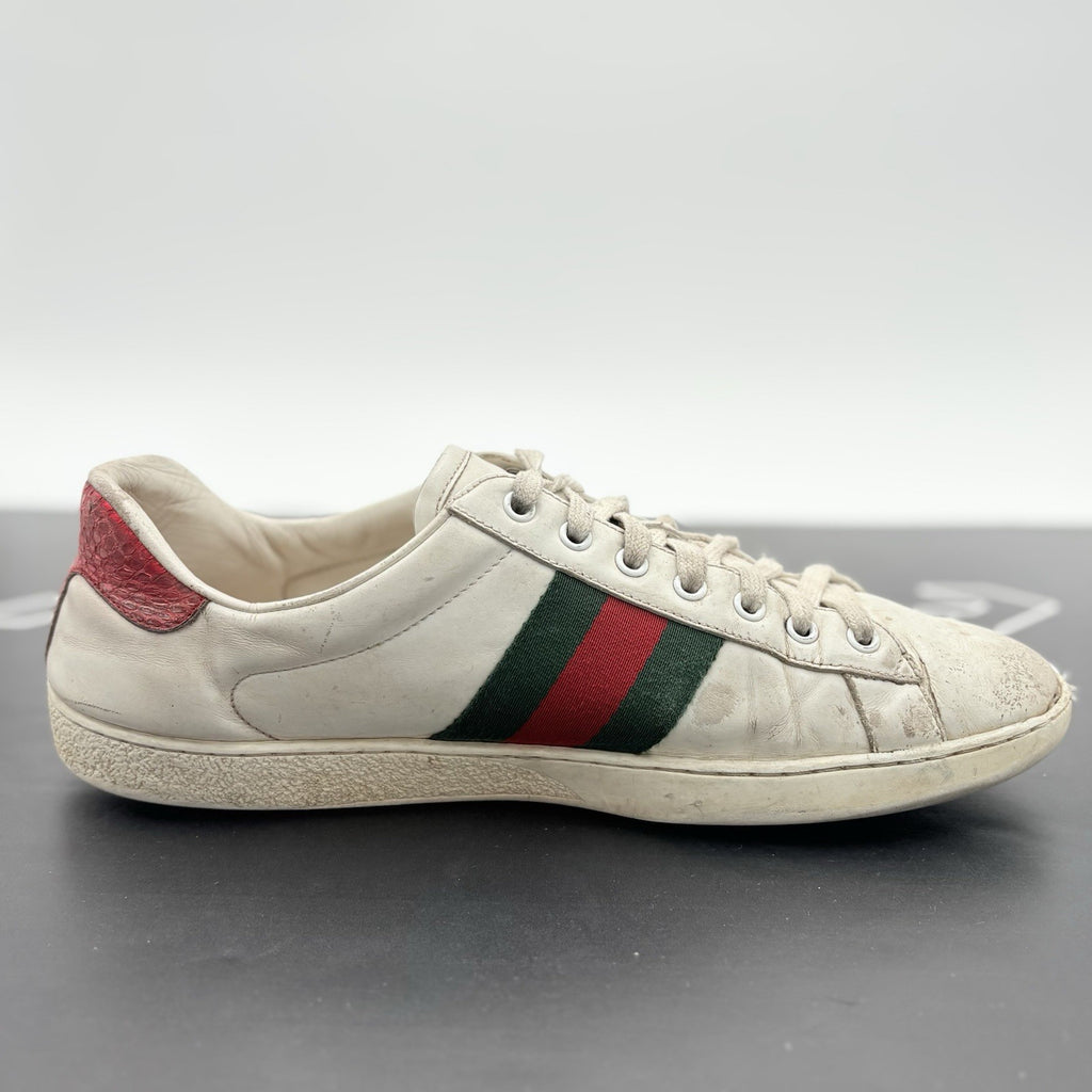 Size 10 G (10.5 US) - Gucci Ace ' Embroidered Snake '