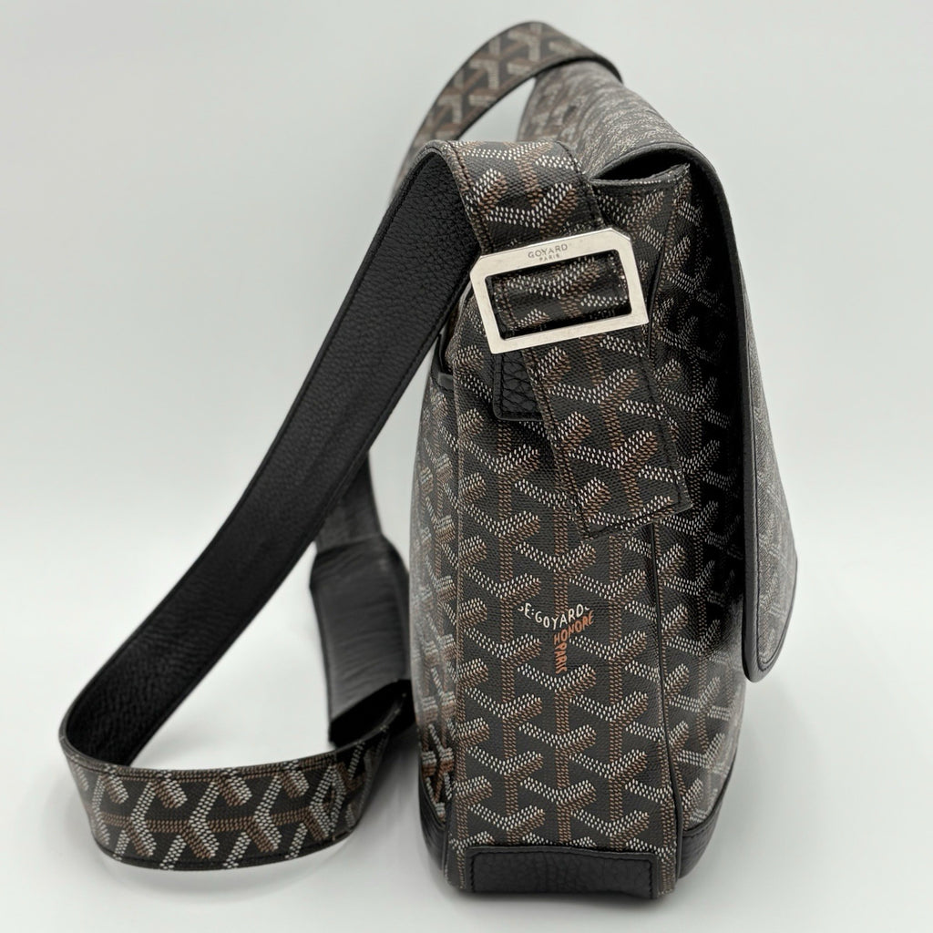Goyard Messenger Grand Bleu Bag ' Black Brown ' | GREAT CONDITION!