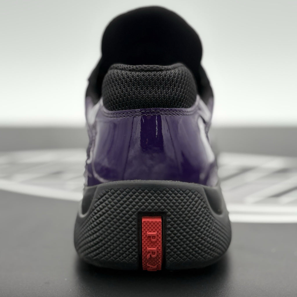 Size 8 UK (9 US) - Prada Americas Cup ' Violet Black ' | SUPER CLEAN!