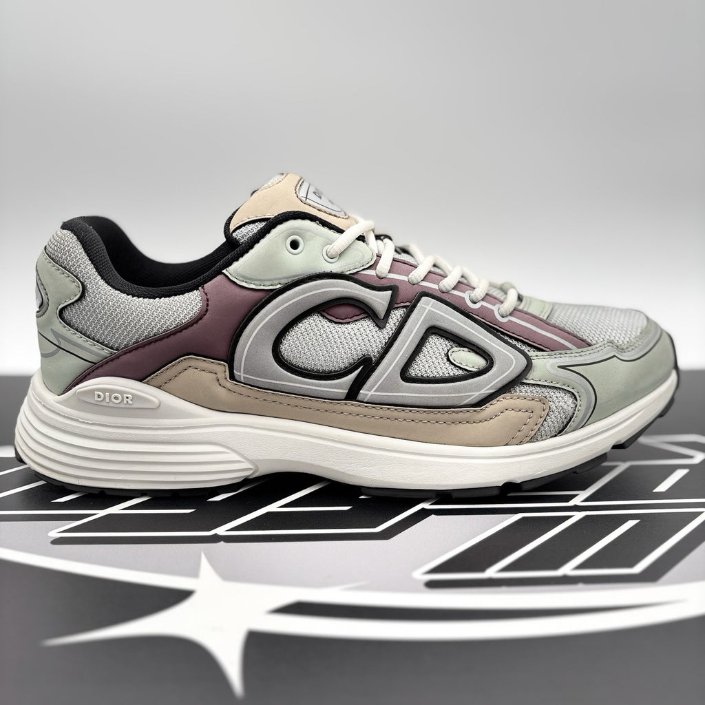 Size 44 (11 US) - Dior B30 Reflective Sneaker ' Light Green Purple ' | GOOD COND