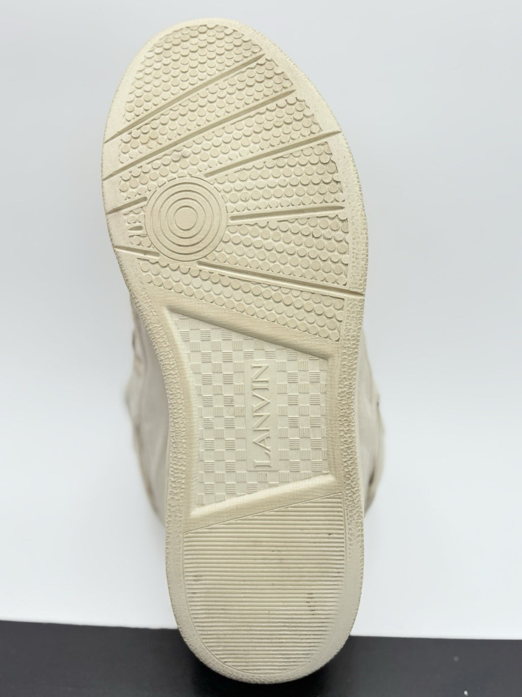 Size 46 (13 US) Lanvin Curb Sneaker ' Monochrome Peach ' | GOOD CONDITION!