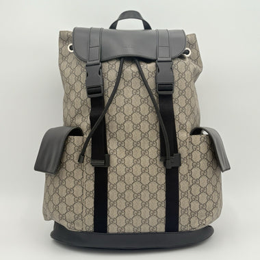 Soft Monogram GG Supreme Backpack Black Brown