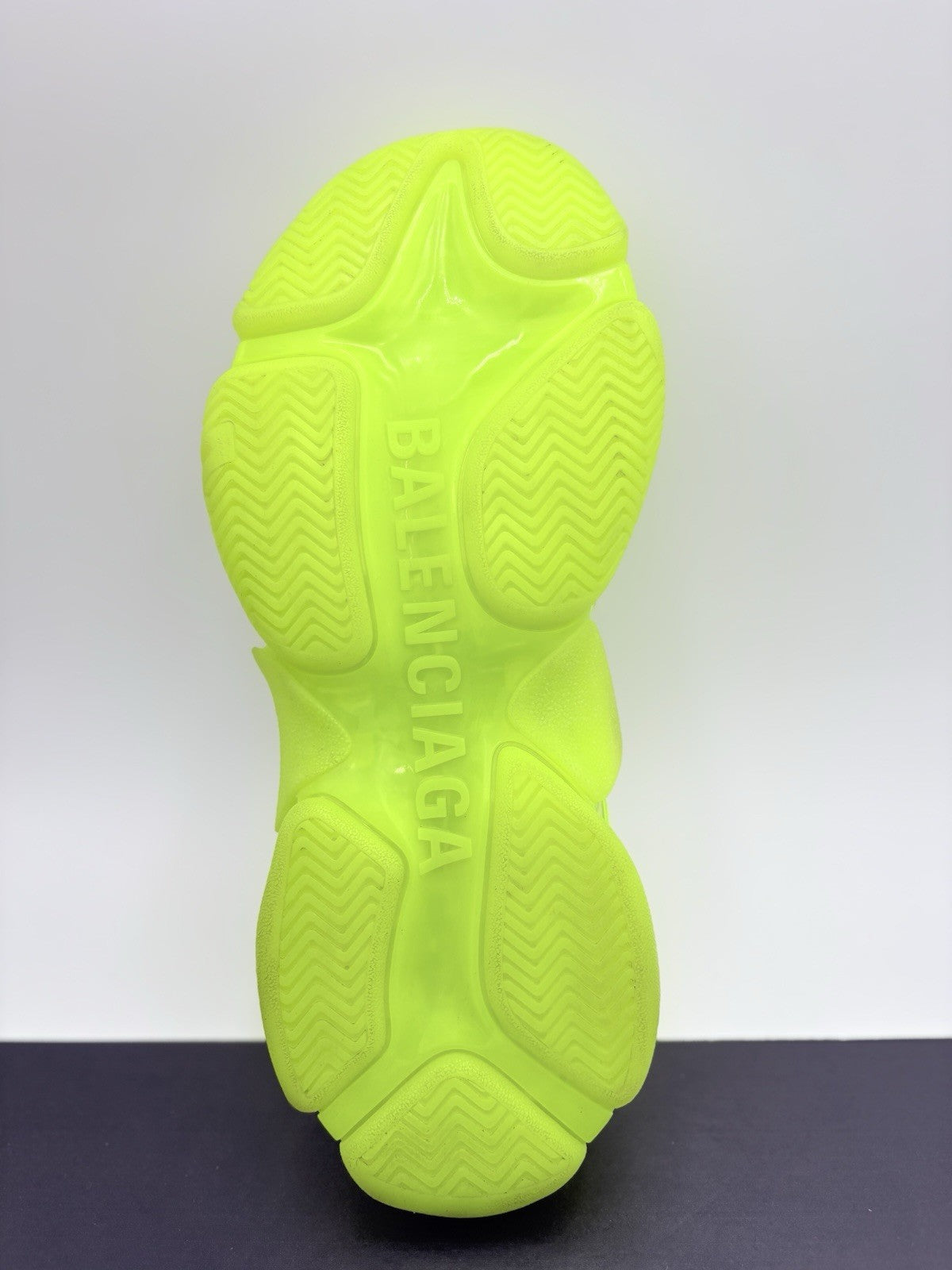Size 42 (9 US) - Balenciaga Triple S Sneaker ' Neon Yellow ' | GREAT CONDITION!