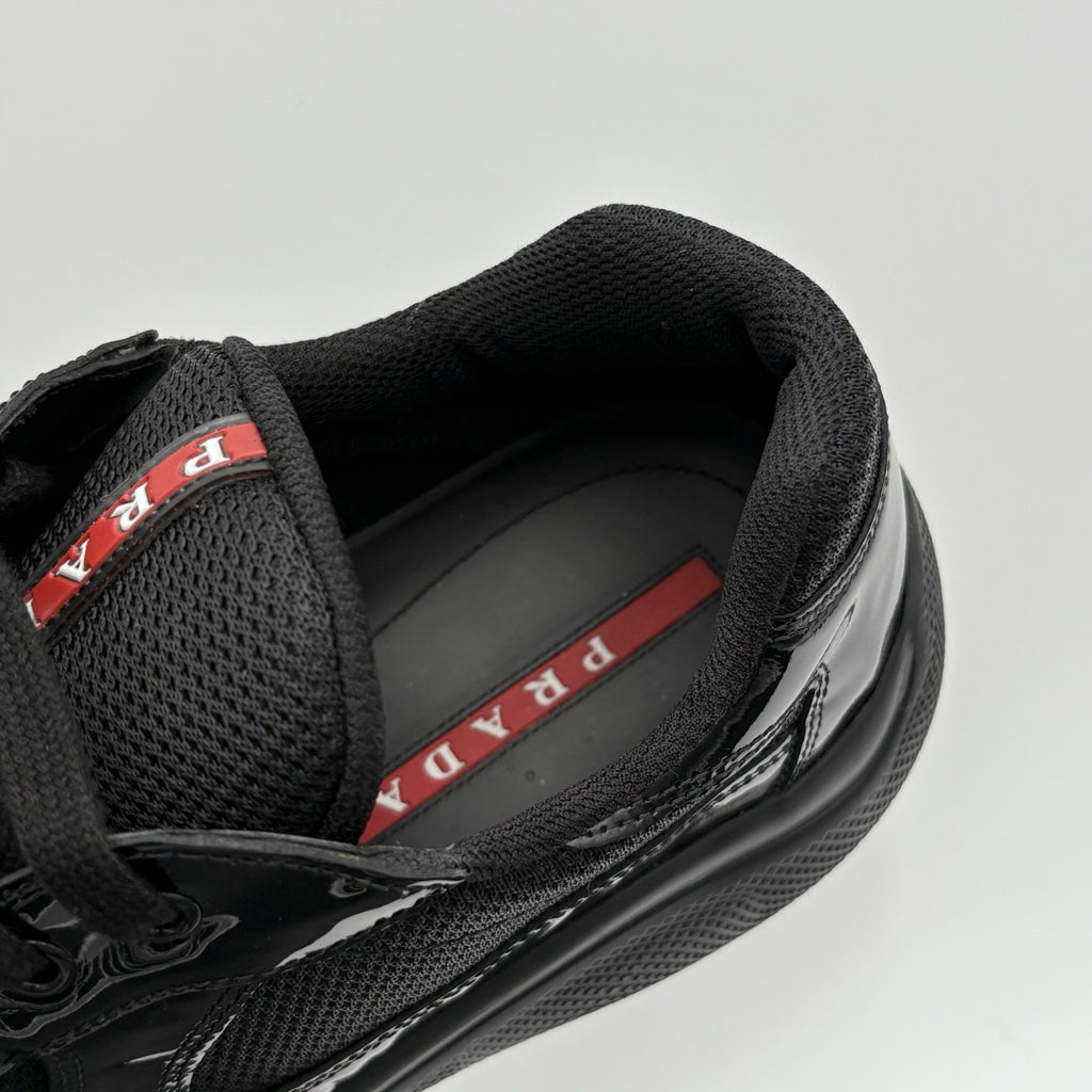 Size 10.5 UK (11.5 US) Prada Americas Cup ' Black ' | SUPER CLEAN!