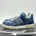Size 8 LV (9-9.5  US) - Louis Vuitton Trainer Denim | SUPER CLEAN!