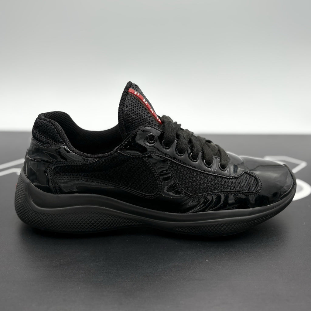 Size 7 UK (8 US) Prada Americas Cup ' Black ' | GOOD CONDITION!