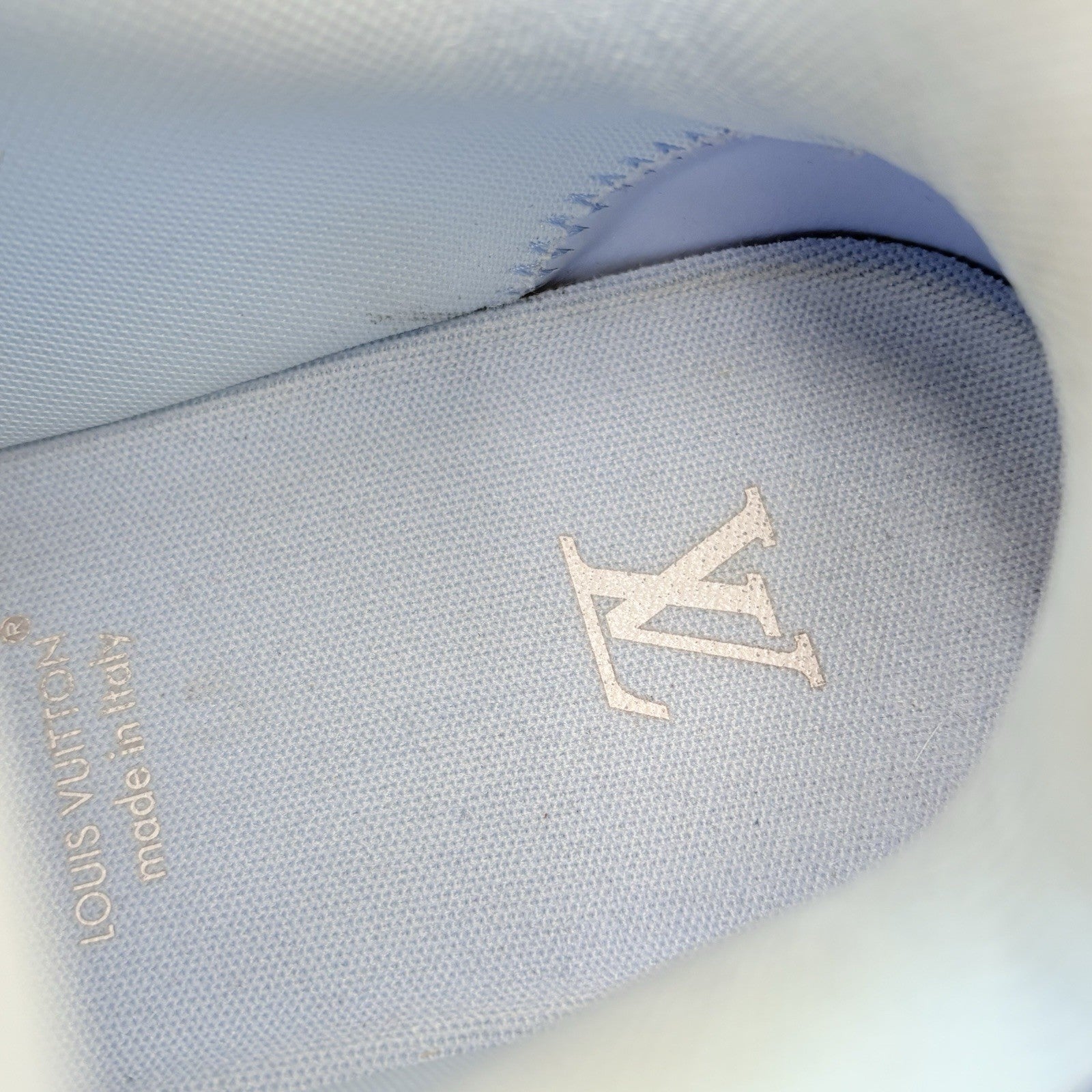 Size 7 LV (8-8.5 US) Louis Vuitton Skate ' Blue Light Blue ' | SUPER CLEAN!