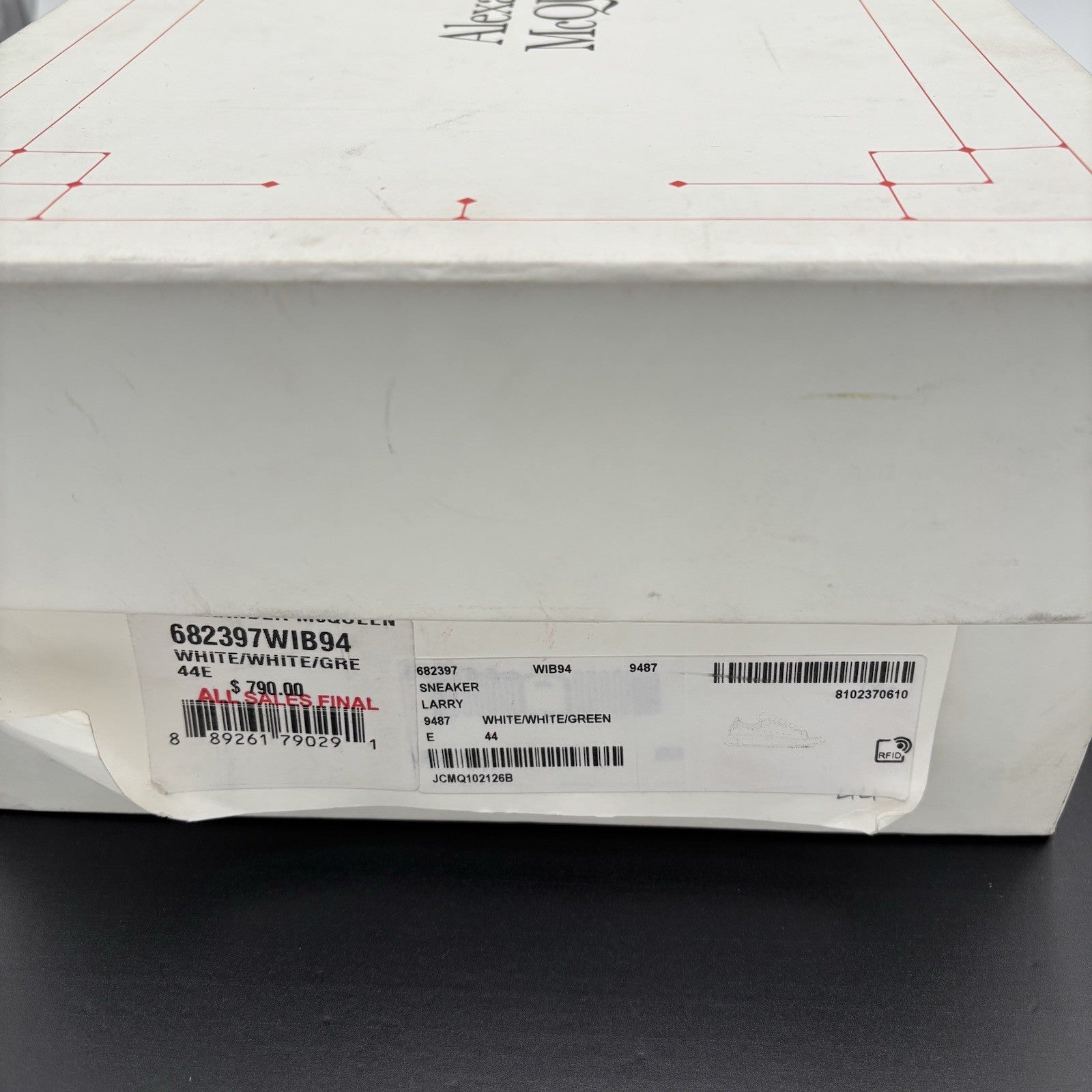 Size 44 (11 US) Alexander McQueen Oversized ' White Green ' | GREAT CONDITION!