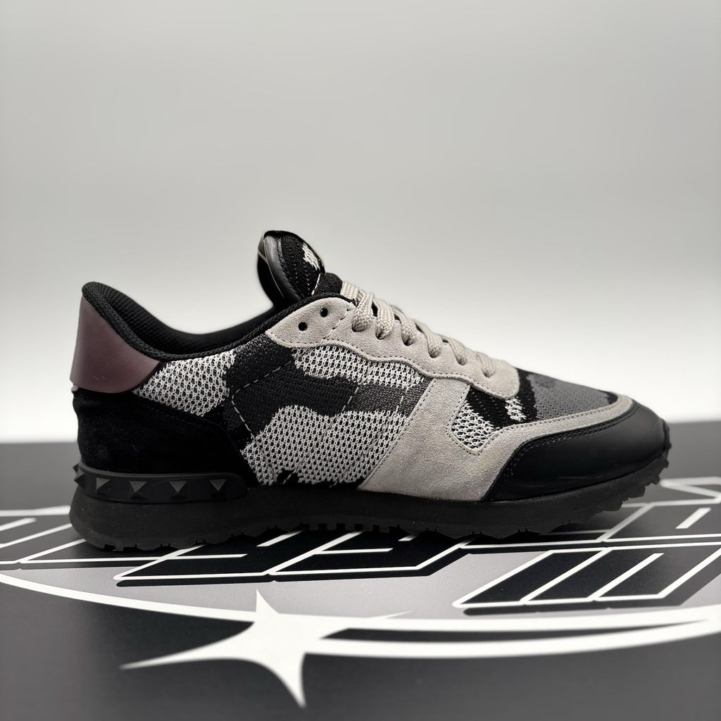 Size 41 (8 US) - Valentino Camouflage Rock runner  ' Black/Stone ' | WORN 1-3X
