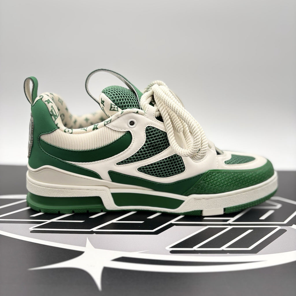 Size 9 LV (10-10.5 US) Louis Vuitton Skate ' Green, White ' | GREAT CONDITION!